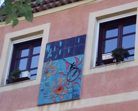 alpesmaritimes 062 Coaraze : Cadran solaire par Valentin..