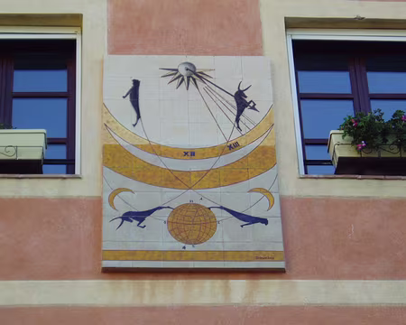 alpesmaritimes 063 Coaraze : Cadran solaire par Doukine..