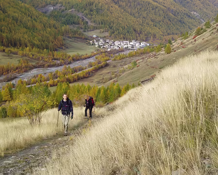 queyras06 152 Montée au dessus de Ristolas.
