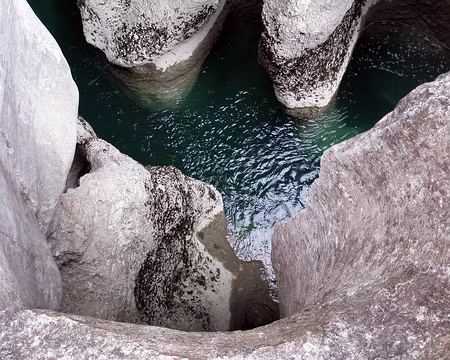 File 081 Le Styx : l'endroit le plus étroit du canyon.