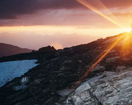 Photo07_8Az510 coucher de soleil a la cabane des becs de bossons