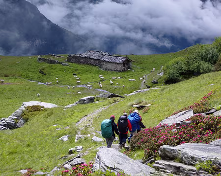 27 départ du refuge de l'Arpont
