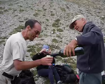 101 Il est bon mon Buzet !... Passo Roca Brancia 2.606 m