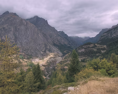 UB070619 La vallée de l’Ubaye et le Pont du Châtelet