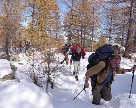 Mercantour 061 Qu'est-ce qu'on brasse dans la poudreuse !