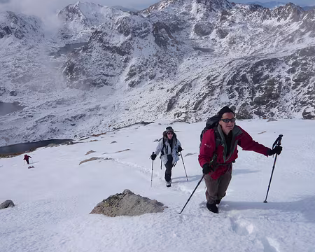 Mercantour 101 Montée pleine pente.
