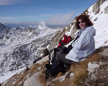 Mercantour 111 Petite pause dans la montée.