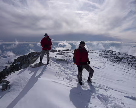 Mercantour 114 Preque au sommet du Mont Bego.