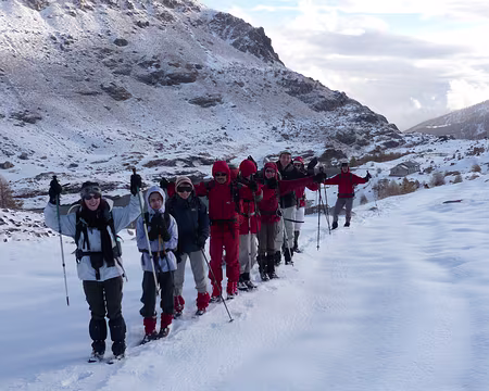 Mercantour 147 Le lendemain d'autres corniformes sont repartis du refuge.
