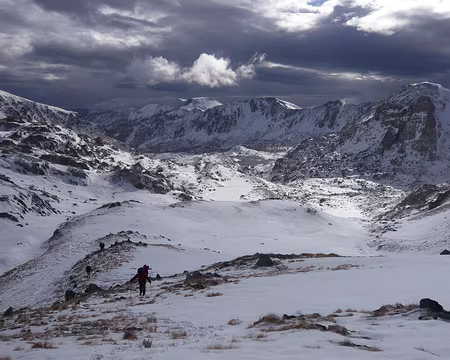 Mercantour 162 Le ciel se couvre, dépéchons nous de passer le col.
