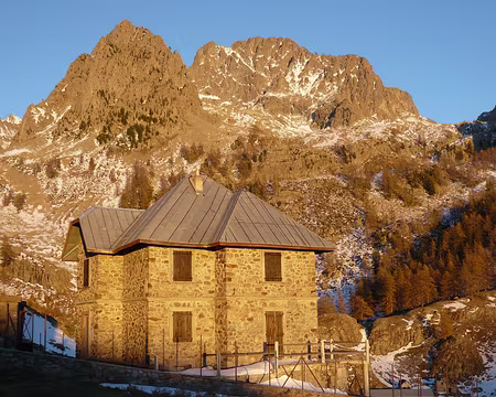 Mercantour 250 Soleil couchant sans filtre.