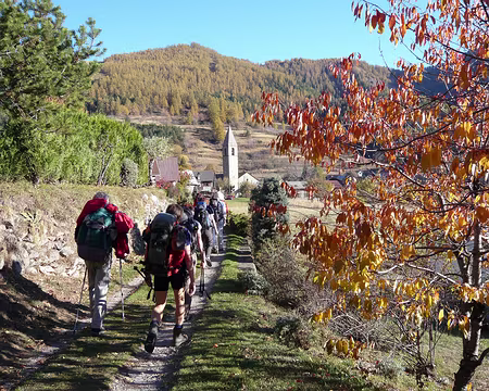 Mercantour 321 Arrivée à St-Dalmas Valdeblore