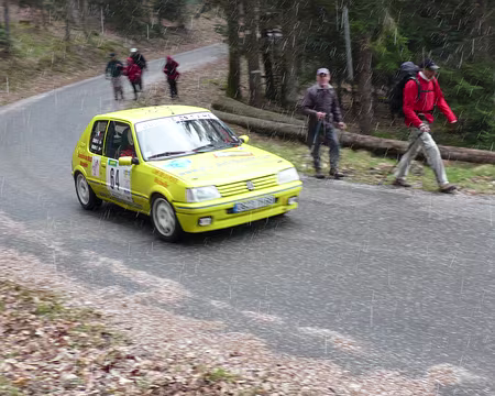 Alsace 128 Et le rallye automobile.