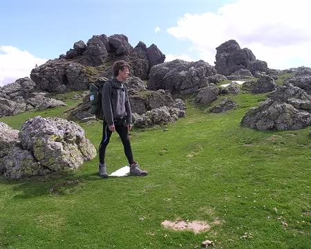 P1010221 Passage périlleux de névé