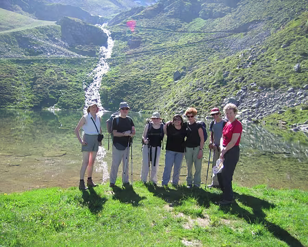 Sept Laux 1 Le groupe au lac de la Jasse