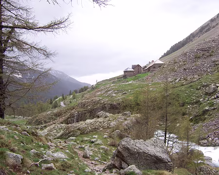 025 En arrivant au refuge de la Madone de Fenestre.