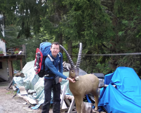 079 Près du gîte du Boréon, il y a des bouquetins qui se laissent caresser le menton. Si, si...