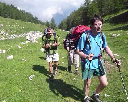 012 7_07 11 arrivee Longon la montée se termine