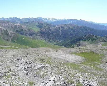 018 8_07 04 vers le col de Crouzette encore moins vert