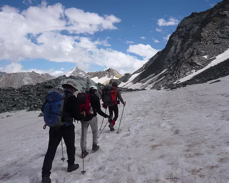 Pays Valaisans 350 Le refuge Britania est en vue.