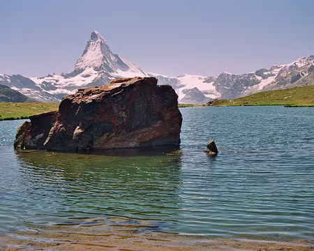 084 le Cervin depuis le lac Stéllisée