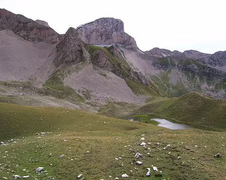 017 Sous la Tête du Lauzon, le lac du Lauzon.