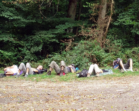 11 A midi la troupe dort