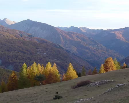 AlpesProvencales 107 Descente sur Allos.