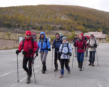 AlpesProvencales 201 Bien décidés à prendre le train si le déluge reprend.