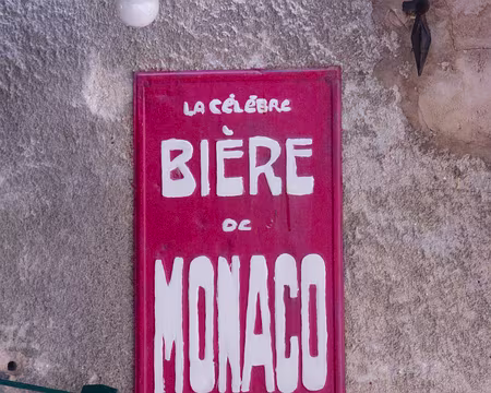 Bière de Monaco Directement avec la grenadine