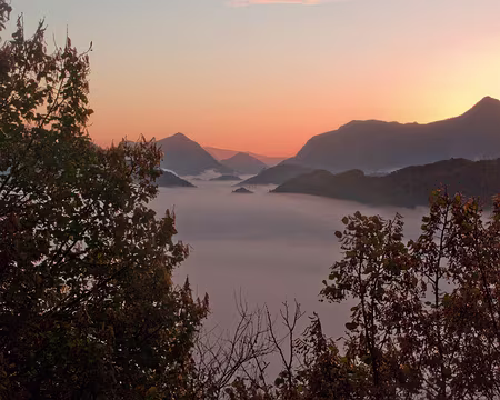 Levé de soleil Le matin, le soleil se lève et c'est beau