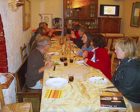 035 Dîner au gîte de la Frighiera