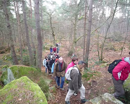 Rando essai (6) Première bosse, les ptits nouveaux tirent la langue ;-p