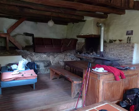 16 Le gîte d'Aunac et son aménagement intérieur particulier.