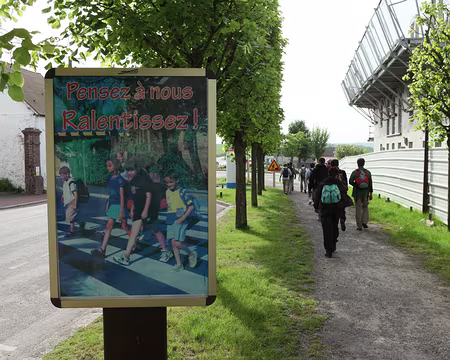 IMG_2666 Le message est clair « pensez à nous, pauvres cafistes, et ralentissez ! »