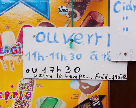 017 En cas de neige cela ferme à 17h00