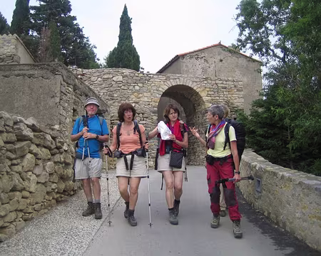 124 des randonneurs à Cucugnan