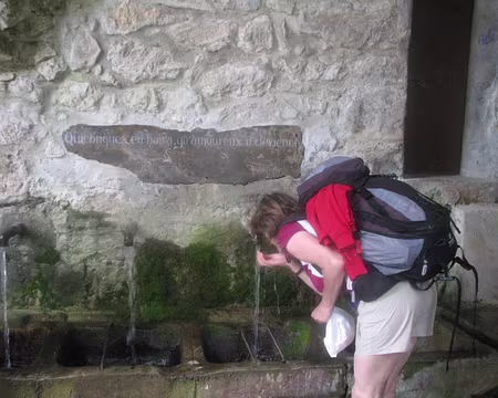 à Duilhac sous Peyrepertuse elle en a bu !