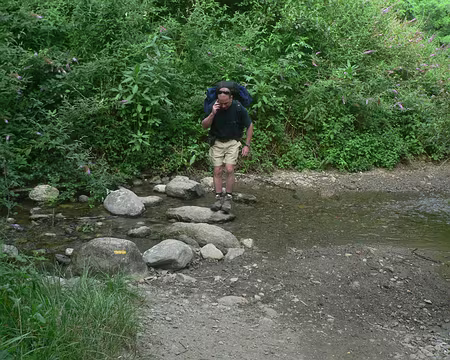 03 Traversée du ruisseau Lliféra