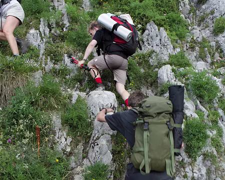 IMG_5383 Par le Pas des Barres, ça commence...