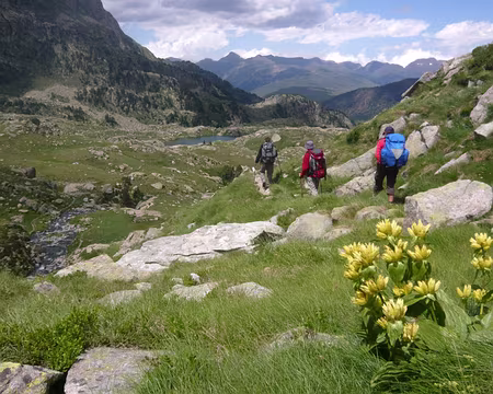 PXL078 Amorce de descente sur le refuge de Colomers