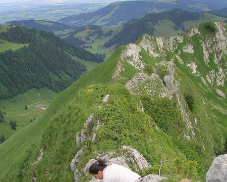 028 …puis sur le fil de l'arête.