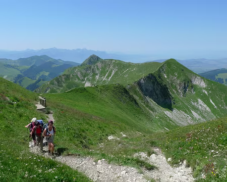 067 Entre le Teysachaux et le Moléson. Au loin, le lac Léman.
