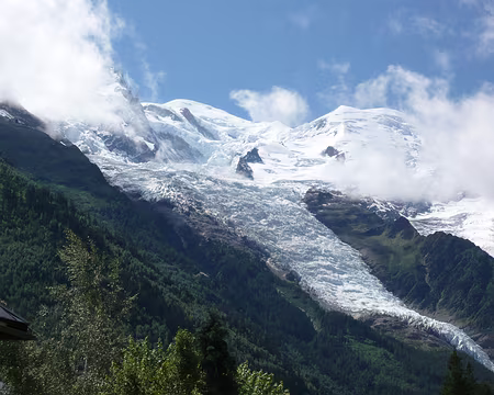 PXL145 Un retour via Chamonix et coup d'oeil sur les Bossons et le Mont-Blanc