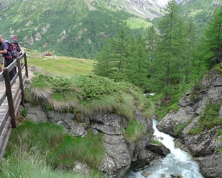 027 Début de la longue remontée de la combe d'Oren, vers le refuge de Collon-Nacamuli.