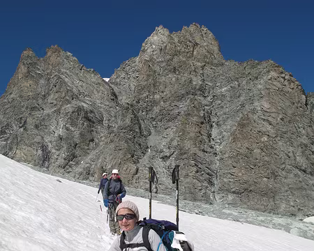 039 Progression sur le Haut Glacier d'Arolla.
