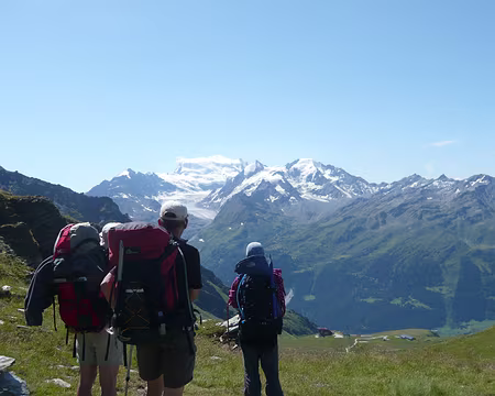 102 Première vue sur les Combins, magnifiques.