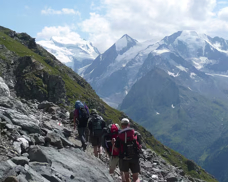 108 Sur le Sentier-balcon des Bouquetins.