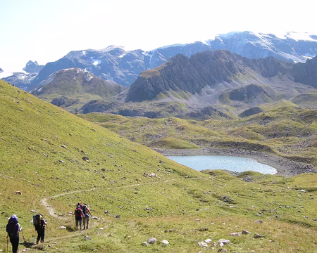 DSCN0520 Redescente vers le lac Merlet inférieur