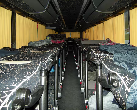 DSCN0532 En fin de randonnée, même un car-couchettes peut sembler confortable